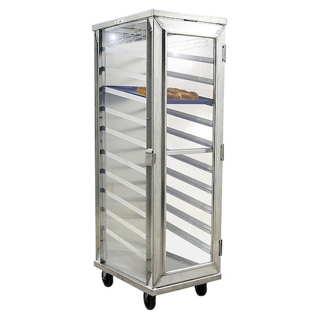 New Age Industrial Enclosed Pan Rack, 68 1/4 in H, Aluminum 98063