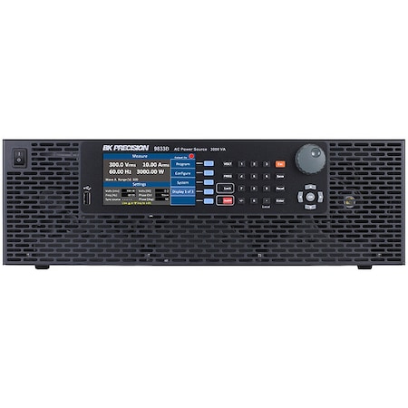 B&K Precision Power Supply, 190 to 250V AC, 300V AC, 3000 VA, 30A 9833B