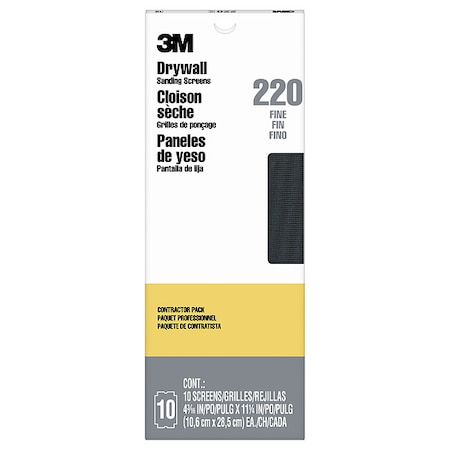 3M Sanding Sheet, 11/16 in L, PK10 99436