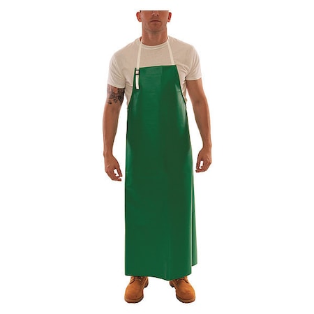 Tingley Bib Apron, PVC, Green, 48 in, M A41008