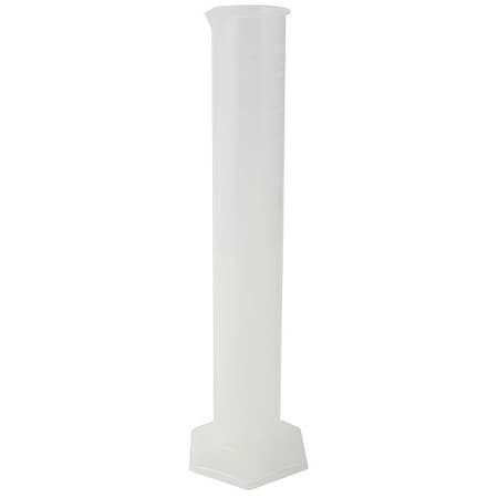 Zoro Select Graduated Cylinder, 500mL, Polypropylene 9AE09