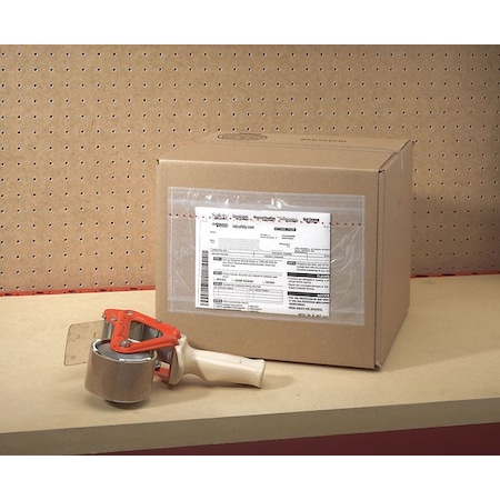 Zoro Select "Clear Face" Document Envelopes, 10"x12", Clear, PK500 3UAT6