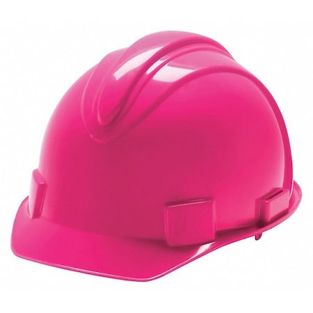 Jackson Safety Hard Hat, Charger*, Polyethylene, 4 Point Ratchet, Type 1, Class E, Neon Pink 20403