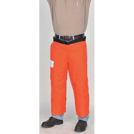 Swedepro Chain Saw Chaps, Orange, Nylon, 36 In. L 194036
