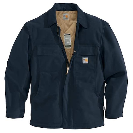 Carhartt Carhartt Flame Resistant Duck Coat, Navy, 100% Cotton, M ...