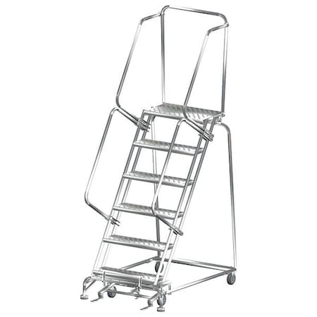 Ballymore Lockstep Rolling Ladder, Steel, 60 in.H SS063214P