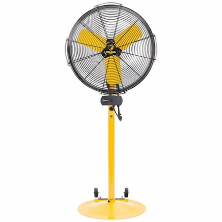 Big Ass Fans Corrosion Resistant Industrial Fan, Mobile Mount with Wheels Mount, 36-1/2 in Blade Dia, 120V F-AE1-3601L10S34