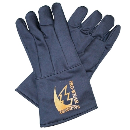 Salisbury PRO-WEAR Mechanics Style Gloves and Mit, Cotton and Nylon Palm, Blue AFG11