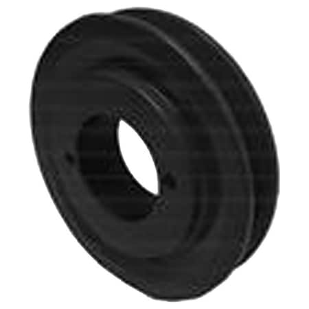 Zoro Select V-Belt Pulley, Cast Iron, 4.45 in OD AK46H