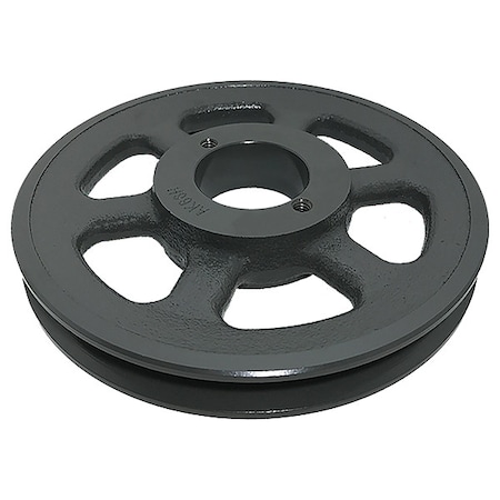 Zoro Select V-Belt Pulley, Cast Iron, 6.25 in OD AK64H