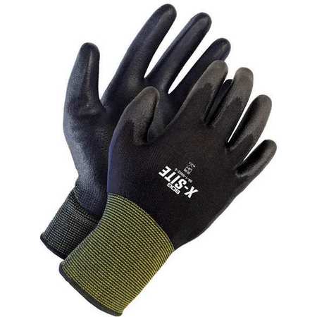 BDG Seamless Knit Black Nylon Black Polyurethane Palm, Shrink Wrapped, Size X2L (11) 99-1-9802-11-K