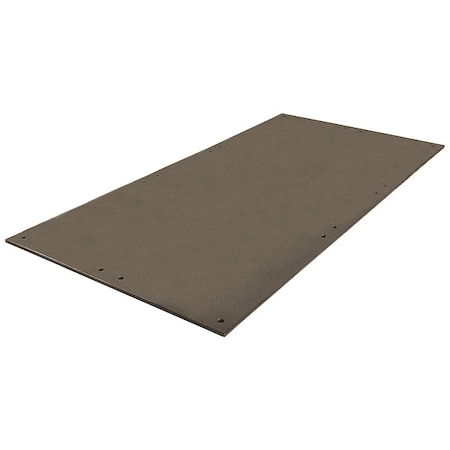 Checkers Ground Protection Mat, 18/25 in Thickness, High Density Polyethylene, Black AM48S1