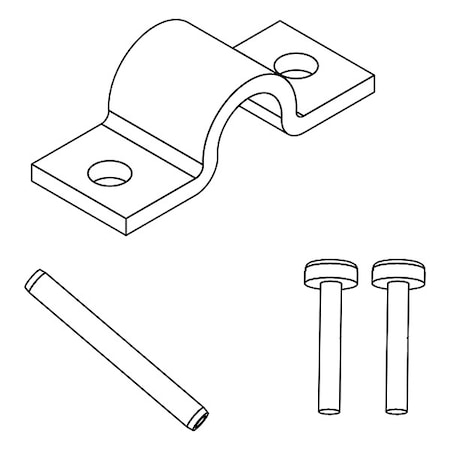 Anderson Power Products Cable Clamp, Steel 115G1