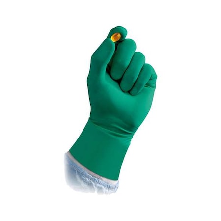 Ansell 73-711, Disposable Gloves, 5.9 mil Palm, Neoprene/Polychloroprene, Powder-Free, 7, 200 PK, Green 73-711