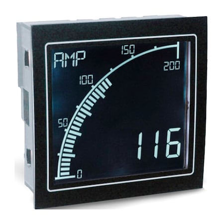 Trumeter Amperage Panel Meter, AC Current APM-CT-ANO