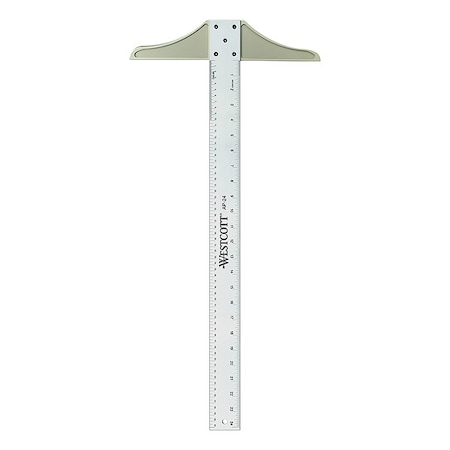 Westcott T-Square, Aluminum, Metal, 24in AP-24