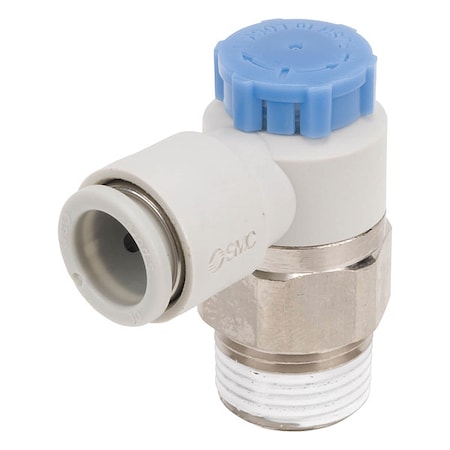 SMC Speed Control Valve, 8mm Tube, 3/8 In AS3211F-03-08S