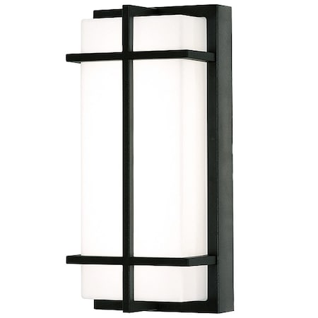 Afx Outdoor LED Sconce, Color 3000K, 2800 lm AUGW0612LAJMVBK