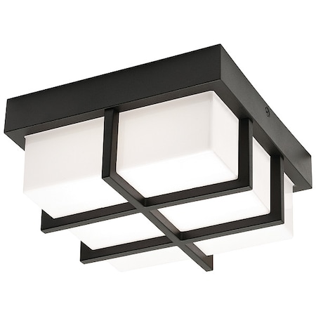 Afx Outdoor LED Flush Mount, 3000K, 900 lm AUGW0808LAJMVBK