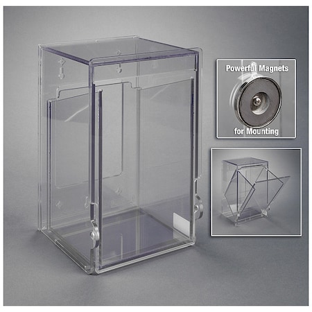 Poltex Gravity Close Bin, 13 in H, 8 in W AUTOBIN-M