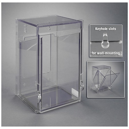 Poltex Gravity Close Bin, 13 in H, 8 in W AUTOBIN-W