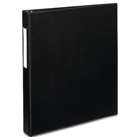 Zoro Select 1" Durable Binder, Black AVE08302