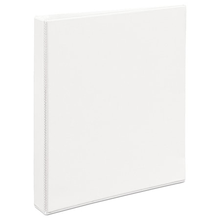 Zoro Select 1" Durable Binder, White, 11 x 8.5 AVE09301
