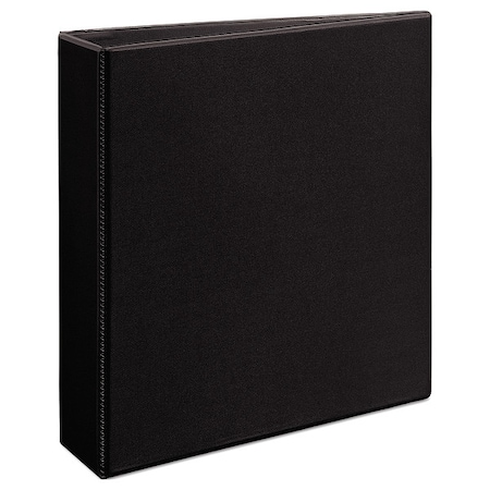 Zoro Select 2" Durable Binder, Black, 11 x 8.5 AVE09500