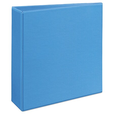 Zoro Select 3" Slant Ring Heavy Duty Binder, Light Blue AVE05601