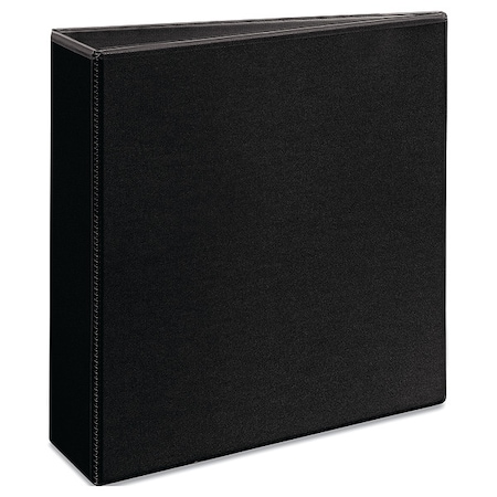 Zoro Select 3" Slant Ring Durable Binder, Black AVE17041