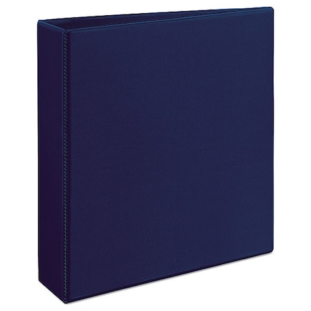 Zoro Select 2" D-Ring Binder, Heavy Duty, Navy Blue AVE79802