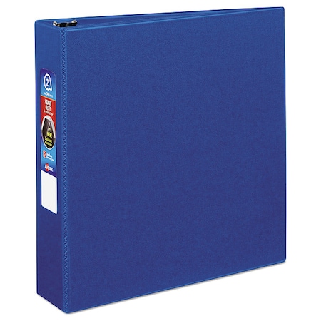 Zoro Select 2" D-Ring Binder, Heavy Duty, Blue, 11 x 8.5 AVE79882
