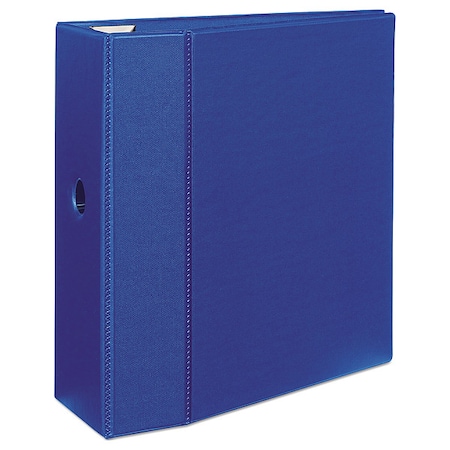 Zoro Select 5" D-Ring Binder, Heavy Duty, Blue, 11 x 8.5 AVE79886