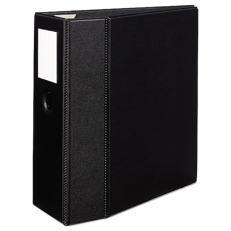 Zoro Select 5" D-Ring Binder, Heavy Duty, Black, 11 x 8.5 AVE79996