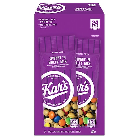 Kars Sweet N Salty Mix Nuts, 24 PK AVT-SN08387