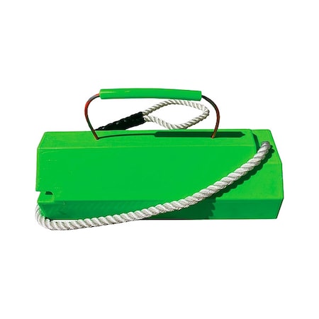 Checkers Aviation Chock, Green, 6 1/2" H AC6820QLRCH-FLG