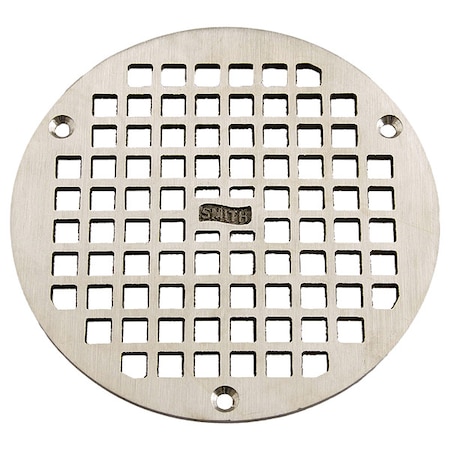 Jay R. Smith Manufacturing w/Screws Grate, Nickel Bronze, Screw, 6 7/16 in A07NBG