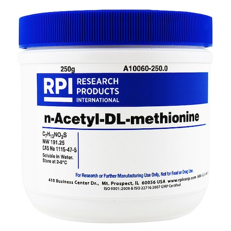 Rpi n-Acetyl-DL-methionine, 250g A10060-250.0
