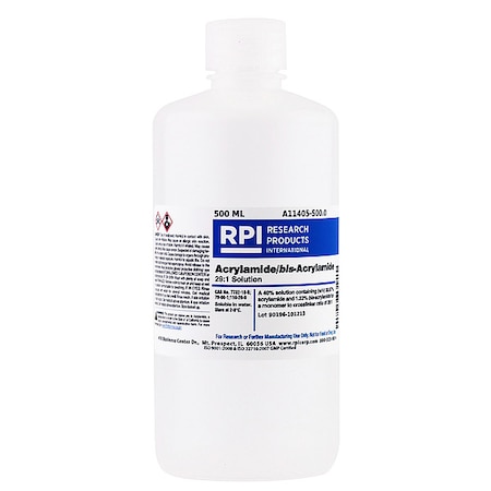 Rpi Acrylamide/bis-Acryl 29:1 Solution, 500mL A11405-500.0
