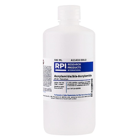 Rpi Acrylamide/bis-Acryl 37.5:1 Solutn, 500mL A11410-500.0