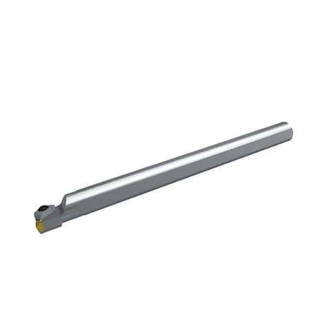 Widia Indexable Thread Turning Tool Holder, A16NER3, 12 in L, High Speed Steel, Top Notch Insert Shape A16NER3