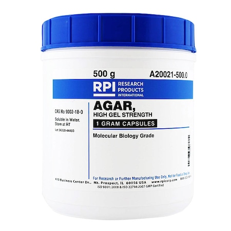 Rpi Agar, Capsules, 500g, PK500 A20021-500.0