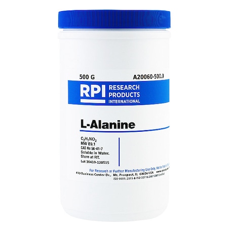Rpi L-Alanine, USP Grade, 500g A20060-500.0