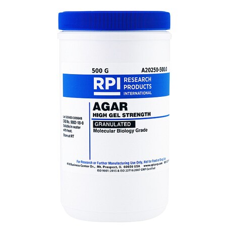 Rpi AGAR, Granulated, 500g A20250-500.0