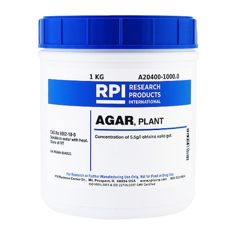 Rpi AGAR, Plant, 1Kg A20400-1000.0