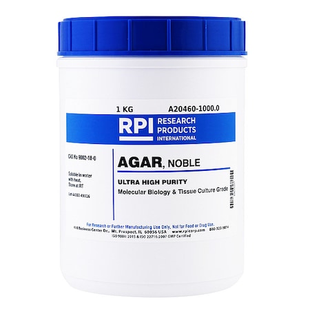 Rpi AGAR, Nobel, 1Kg A20460-1000.0
