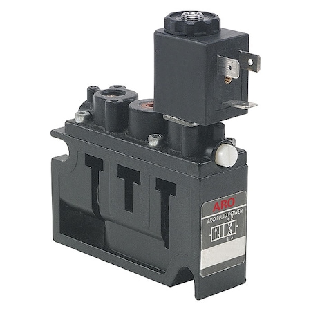 Aro Solenoid Air Con Valve, Four-Way, 150 psi A222SS-024-L