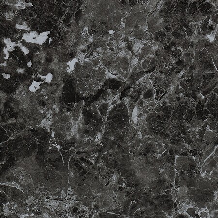 Armstrong Vinyl Floor Tiles, 12 in W, Ebony Marble A3565061