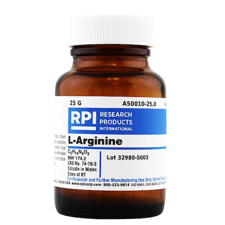 Rpi L-Arginine, USP Grade, 25g A50010-25.0