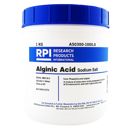 Rpi Alginic Acid, Sodium Salt, 1kg A50300-1000.0